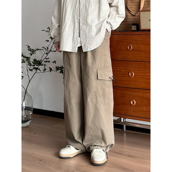 Men's Practical Cargo Pants with Adjustable Waist Mune Fashion