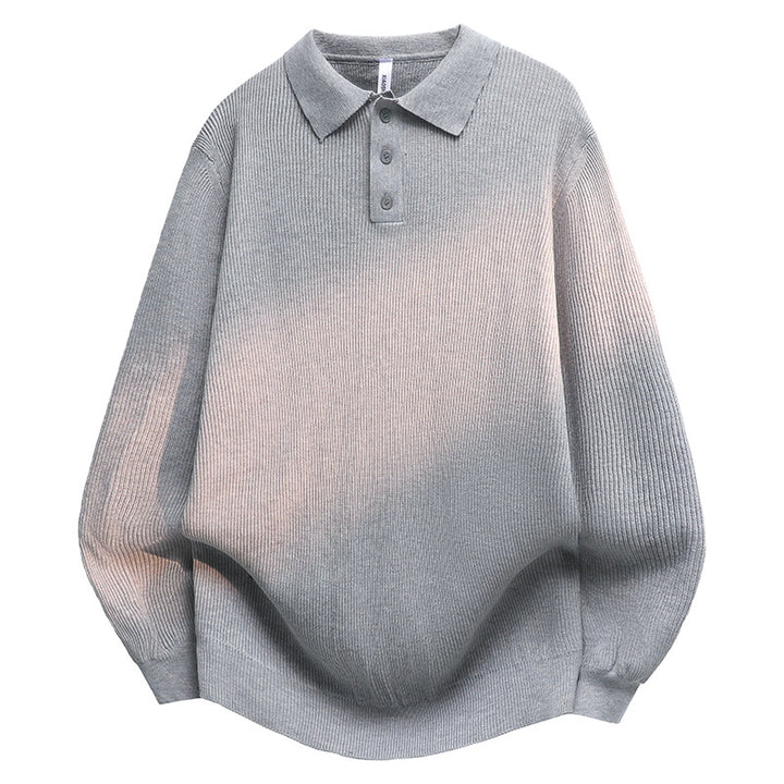 Men's Fashion Knit Top with Button Placket Mune Fashion