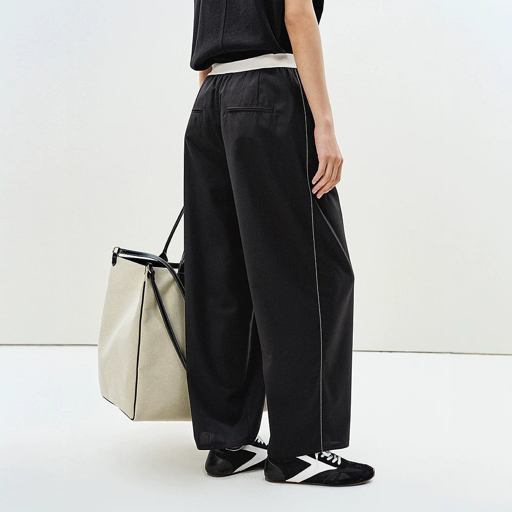 Women Elegant Wide Pants Mune Fashion