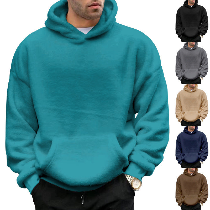 Unisex nan cozy teddy fleece hoodie with oversized fit and kangaroo pocket Mune Fashion