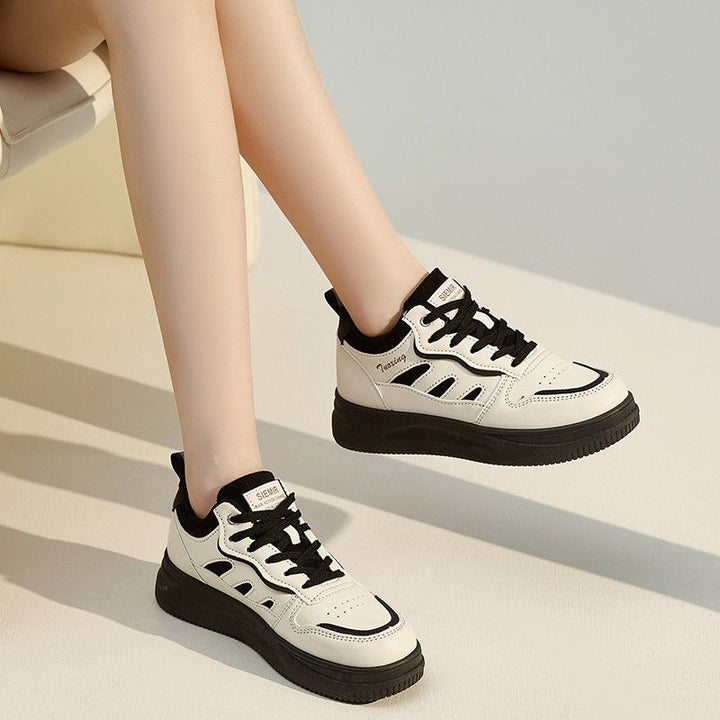 Ladies sporty training shoes with cushioned sole and breathable inserts Mune Fashion