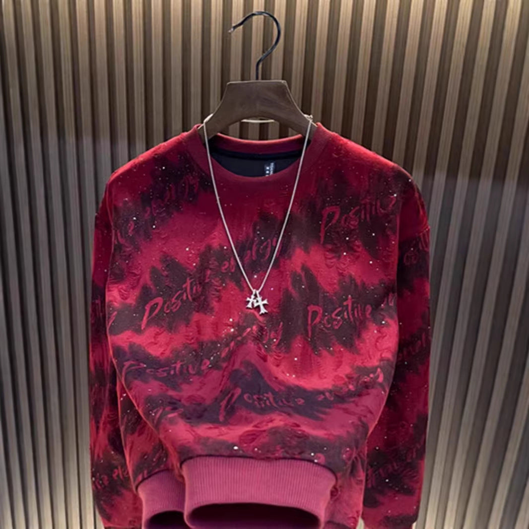 Women's Urban Sweatshirt with Creative Print Mune Fashion