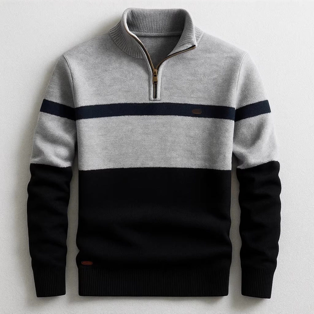 Men's Stylish Half-Zip Sweater