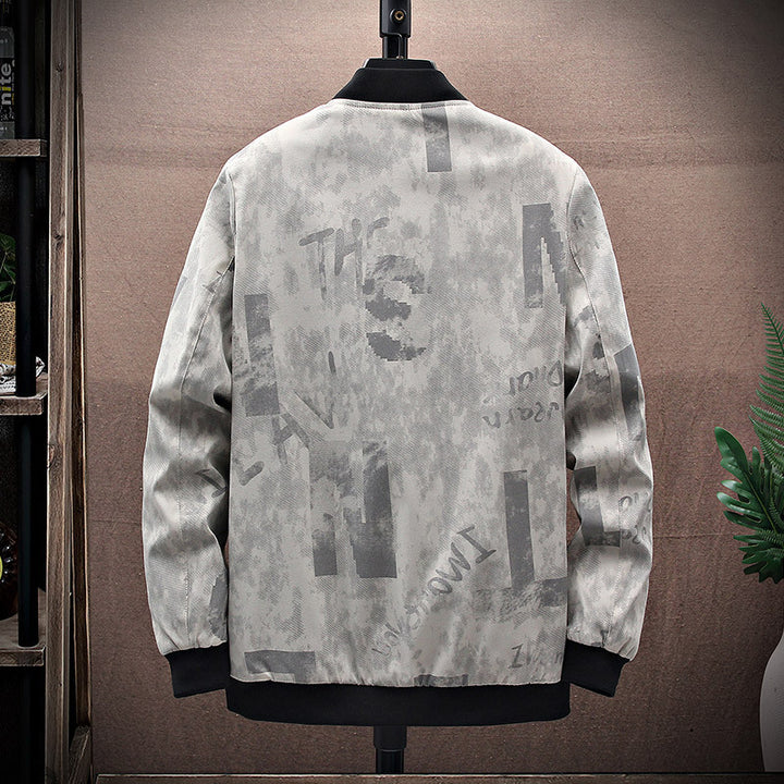 Men's bomber jacket with graphic design Mune Fashion