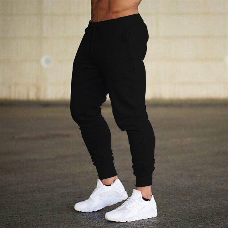 Men's tapered performance-oriented joggers with elastic waistband and ribbed ankle cuffs Mune Fashion