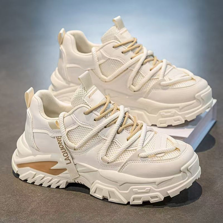 Women's Sporty Sneakers with Robust Profile and Breathable Upper Material Mune Fashion
