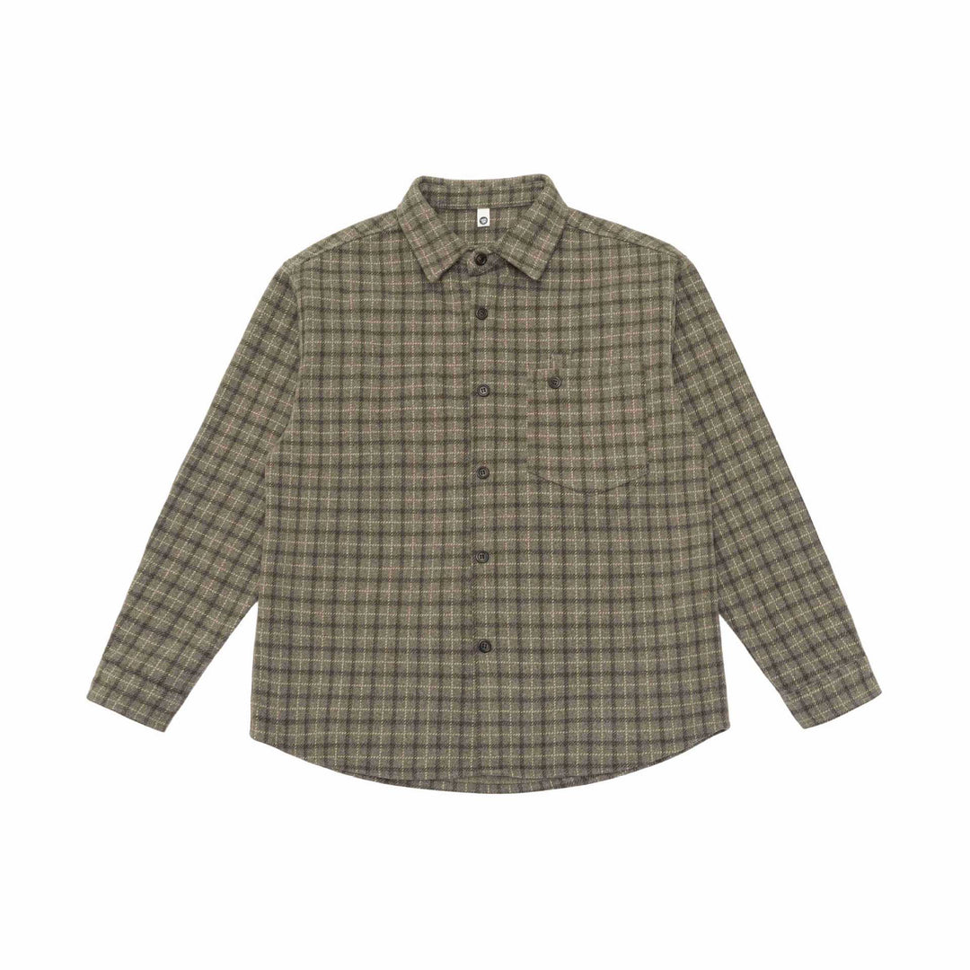 Unisex Checked Shirt Jacket-Overshirt made of Wool Blend Mune Fashion