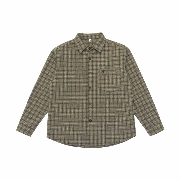 Unisex Checked Shirt Jacket-Overshirt made of Wool Blend Mune Fashion