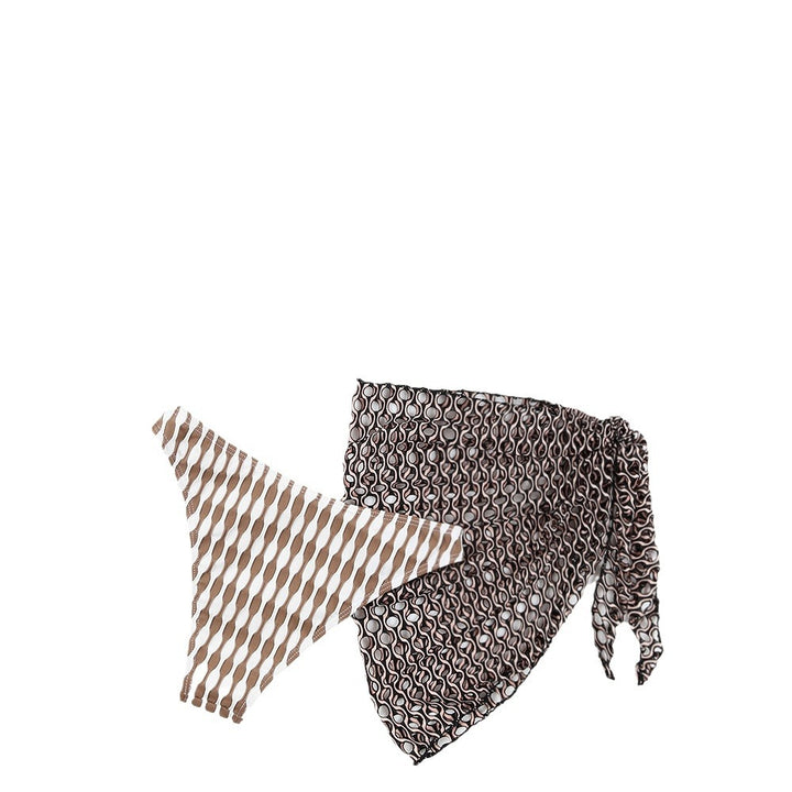 Women Bikini Set with Stylish Wrap Towel Mune Fashion