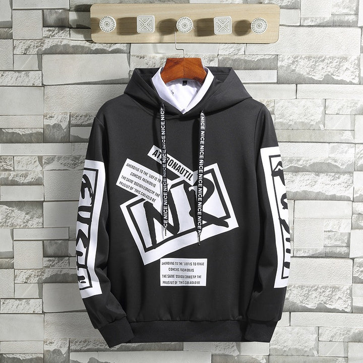 Men's Hoodie with Modern Print Mune Fashion