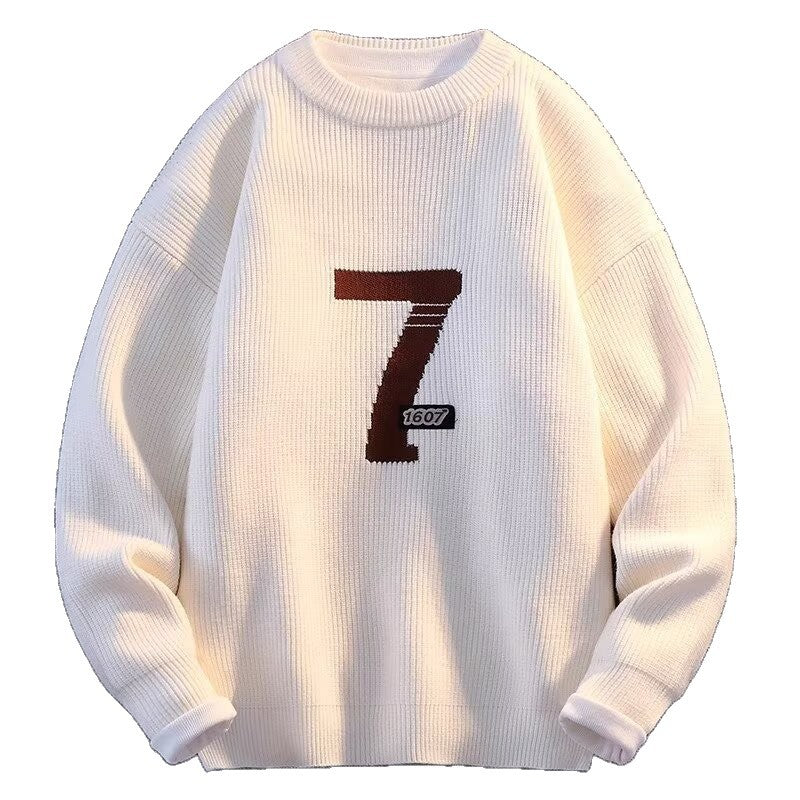Women Comfortable Knit Sweater with Round Neckline Mune Fashion