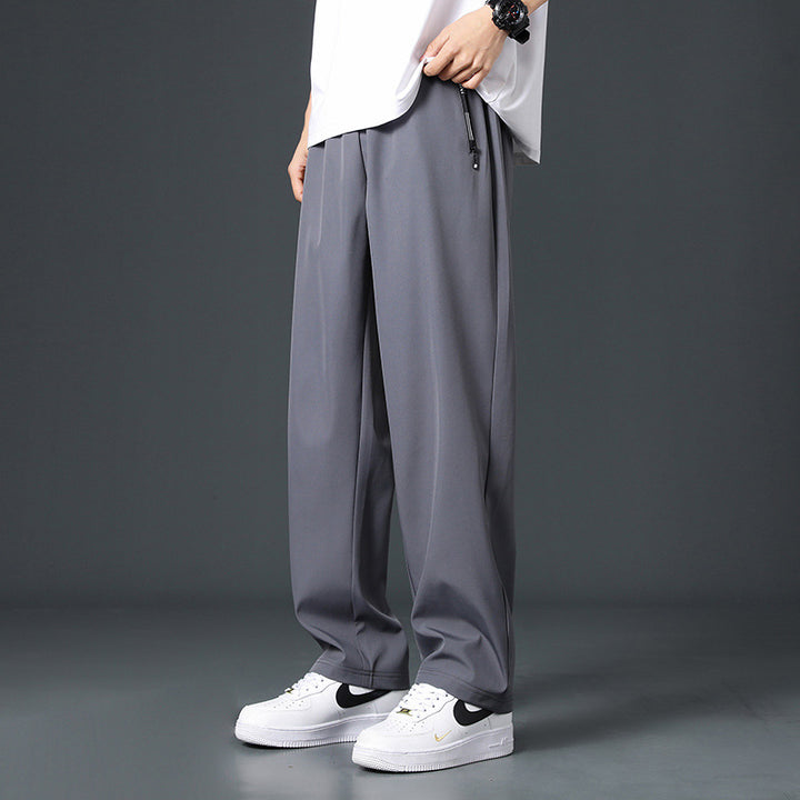 Men's Loose-Fit Sports Pants with Practical Drawstring
