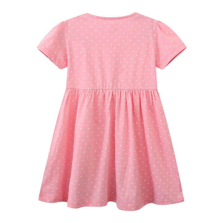 Girl's summer dress with cute animal appliqués Mune Fashion