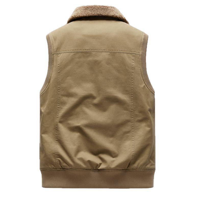 Men's fleece-lined outdoor vest Mune Fashion