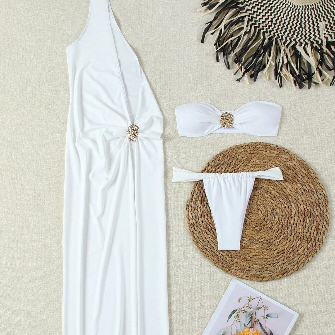 Women Elegant One-Shoulder Evening Dress Mune Fashion