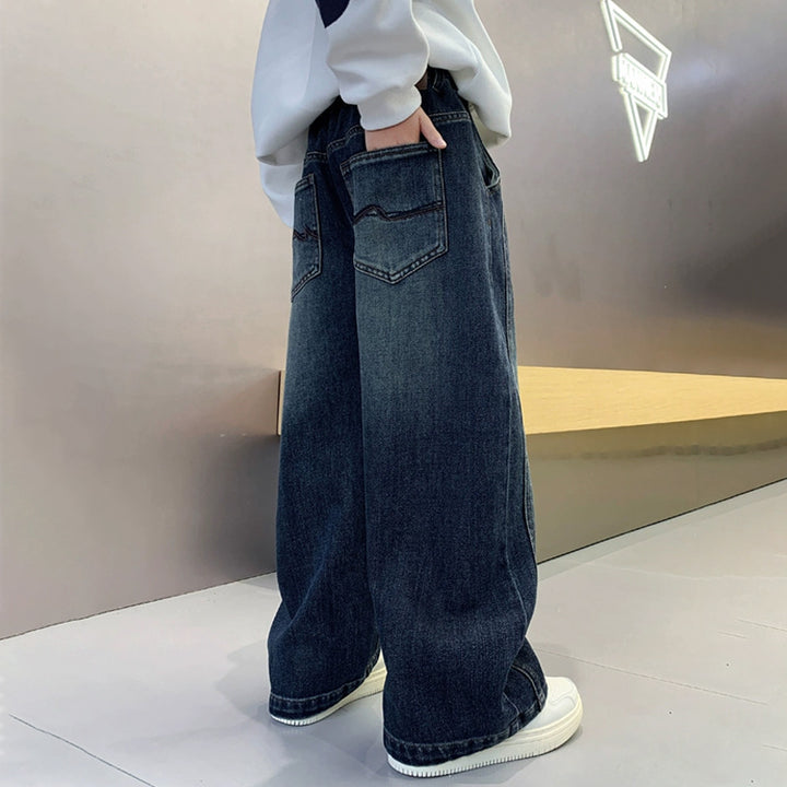Men's Casual Loose Denim Jeans Mune Fashion