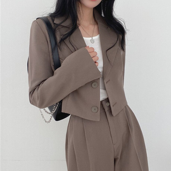 Women's Wide Cut High-Waisted Pants Mune Fashion