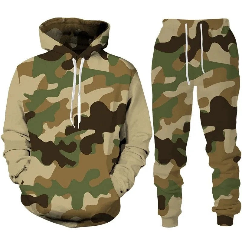 Men's Stylish Hoodie Sweatshirt and Jogging Pants Set Mune Fashion