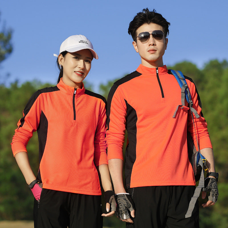 Women's Sports Long Sleeve with Half Zip and Breathable Inserts Mune Fashion
