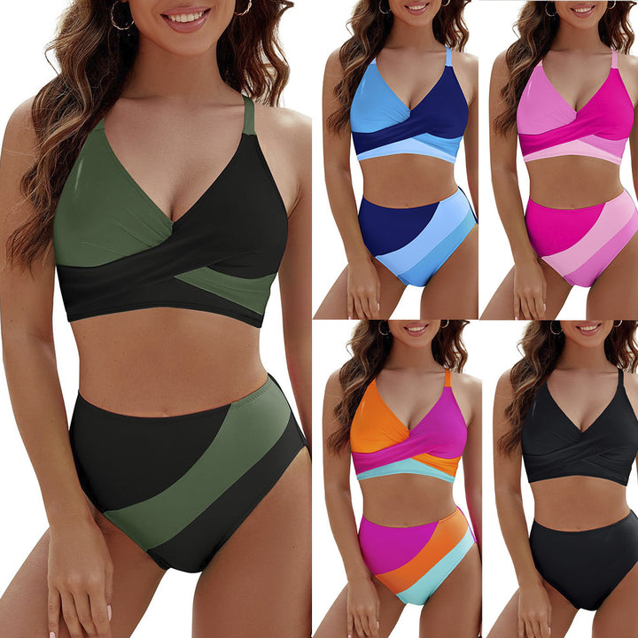 Ladies sporty bikini set with modern wrap design Mune Fashion