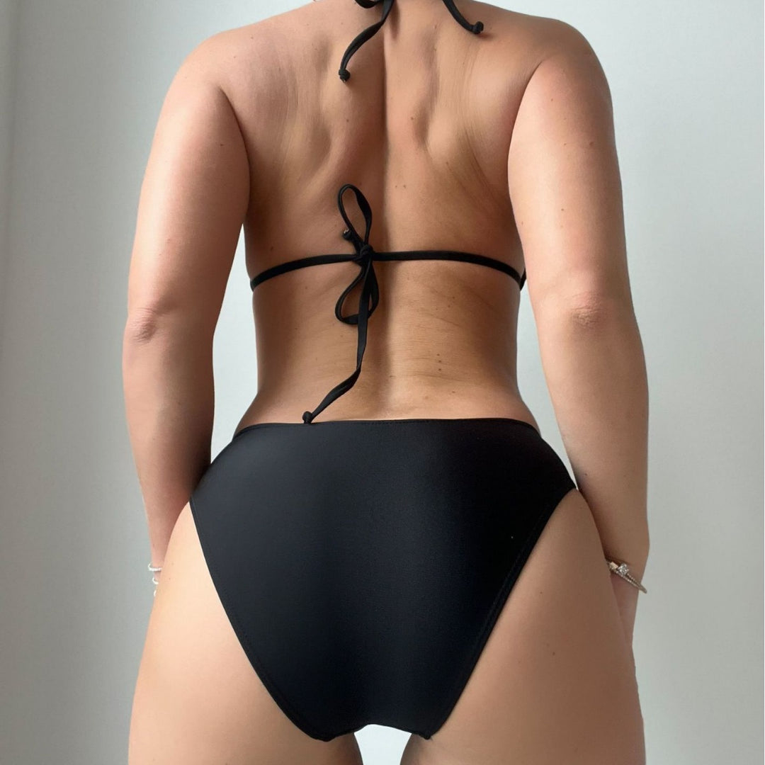 Women's High-Cut Swimsuit with Transparent Sleeves Mune Fashion