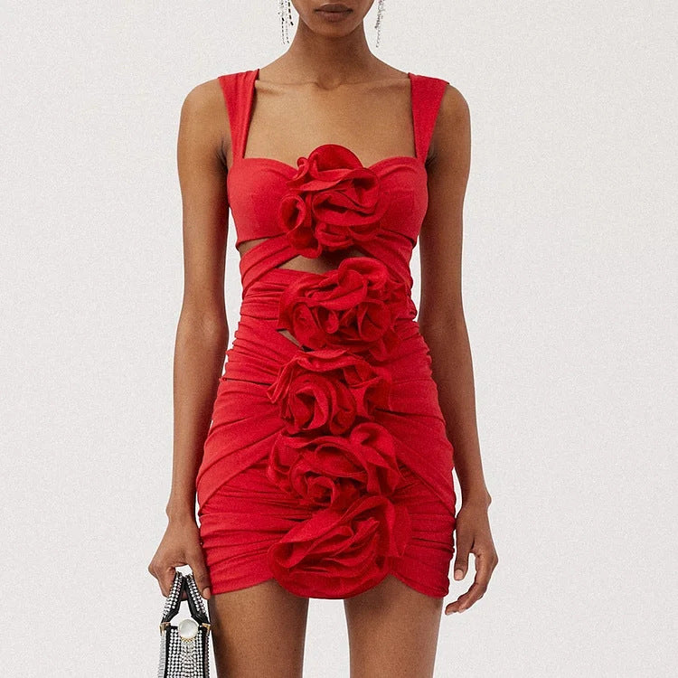 Women's One-Piece Swimsuit with Elaborate Ruffle Detail Mune Fashion