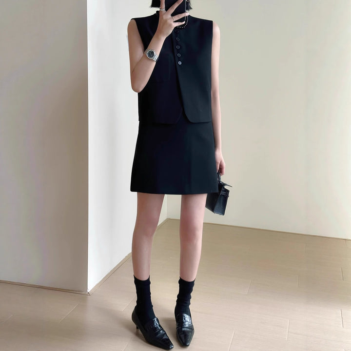 Women Fashionable Blazer Dress Set Mune Fashion