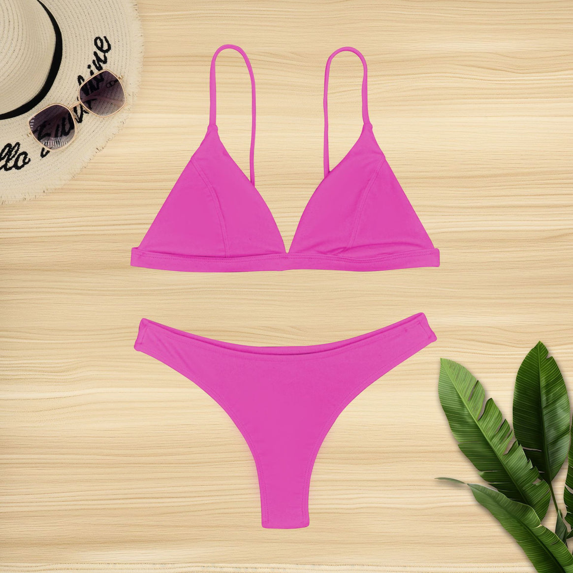 Women's Triangle Bikini Set Mune Fashion