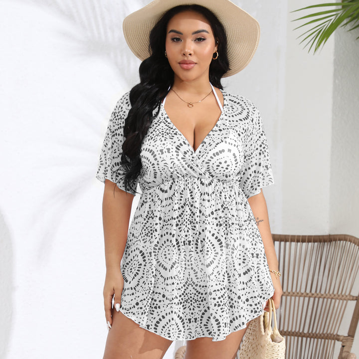 Women's beach dress with stylish wrap design Mune Fashion