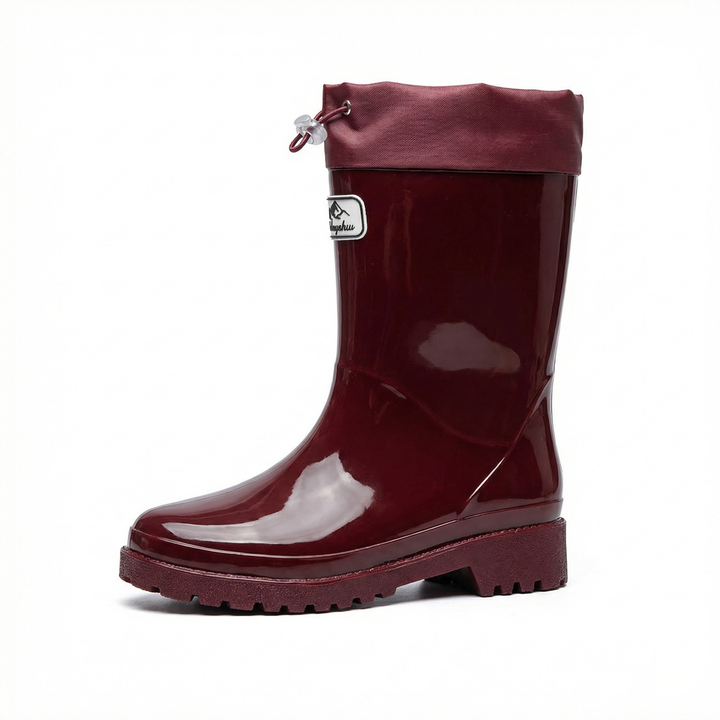 Women High Quality and Stylish Rubber Boots with Adjustable Lacing System Mune Fashion