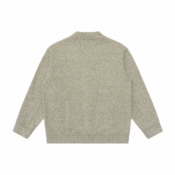 Unisex Oversize Knit Cardigan with V-neck, full button placket and patch side pockets Mune Fashion