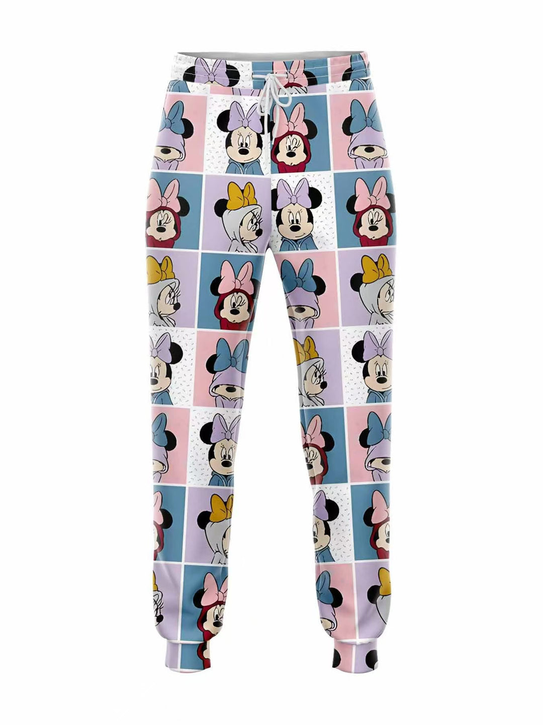Women Fashionable Jogging Pants with Feather Pattern Mune Fashion