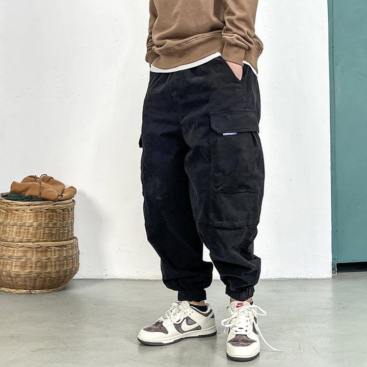 Men's cargo pants in camouflage utility style with straight leg and durable canvas Mune Fashion