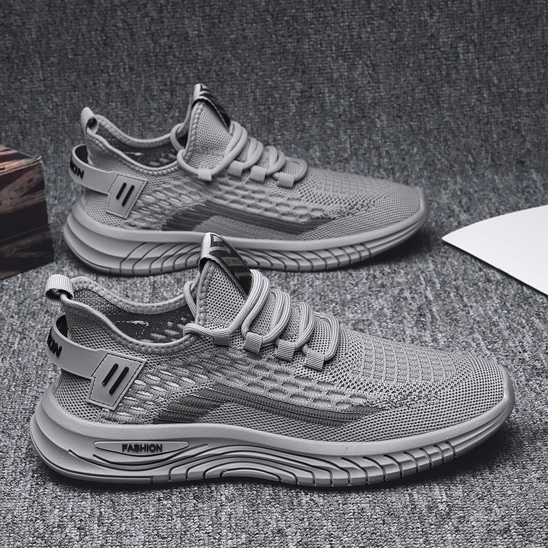Men's lightweight knitted sneakers with padded comfort sole and breathable mesh Mune Fashion