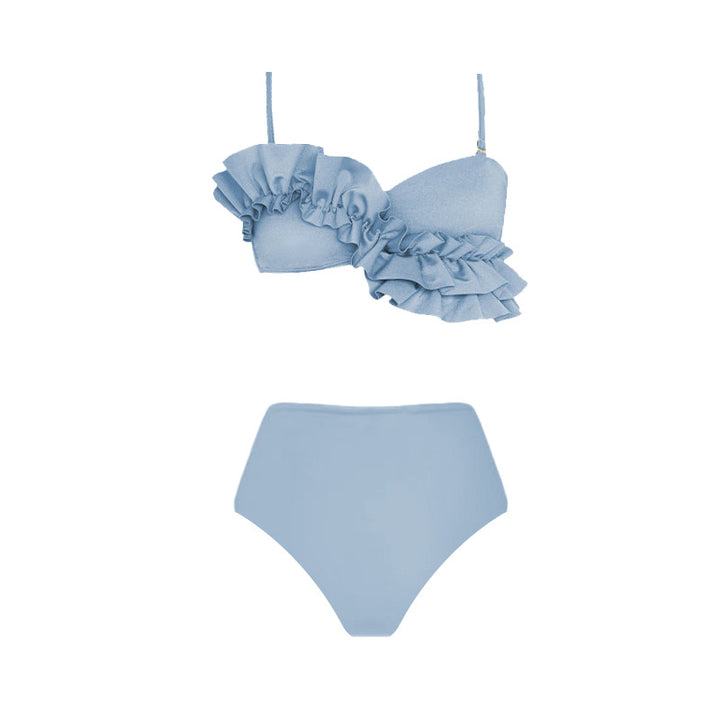 Ladies fashionable ruffled swimsuit Mune Fashion