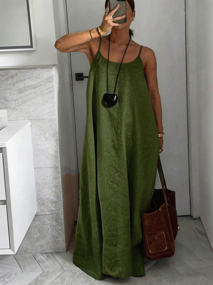 Ladies Lightweight Summer Dress with Deep Neckline Mune Fashion