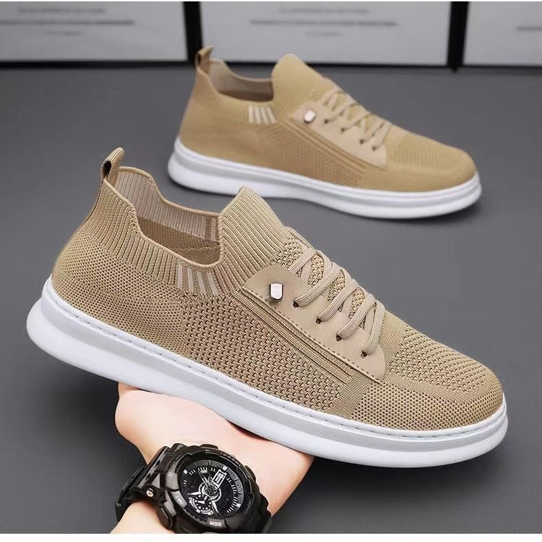 Ladies Breathable Casual Sneakers with Elastic Inserts Mune Fashion