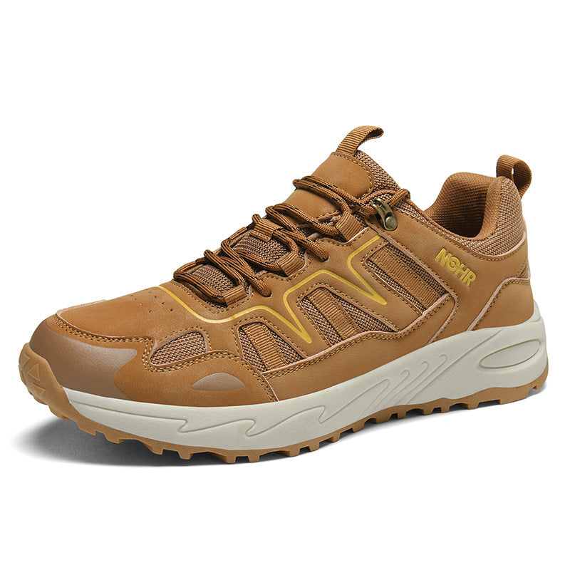 Men's outdoor expedition sneakers with reinforced toe cap, shock-absorbing hollow chamber sole, and profiled trail profile Mune Fashion
