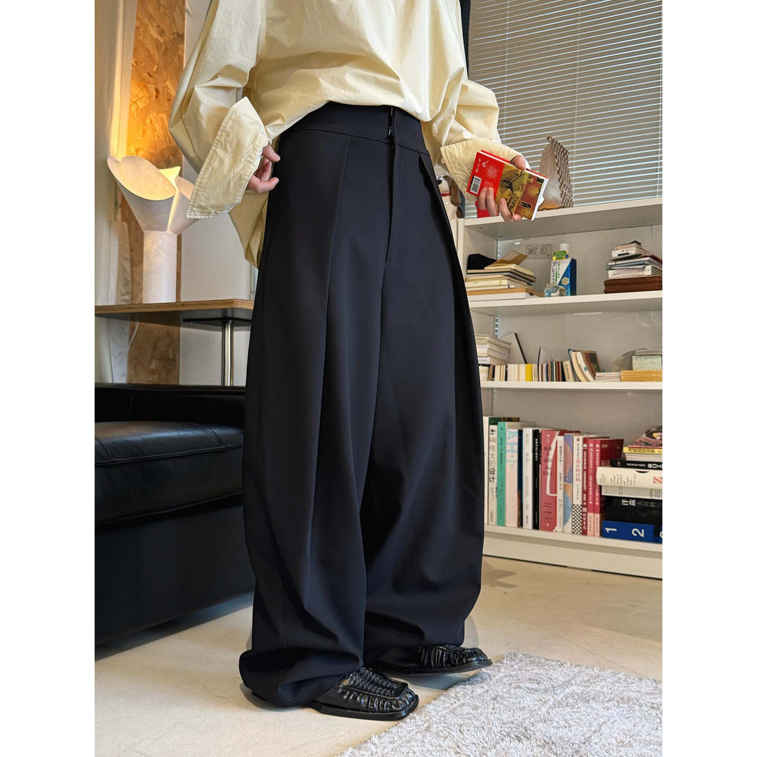 Women's Boxy Blazer with Oversized Sleeves and High-Waist Balloon Pants Set Mune Fashion