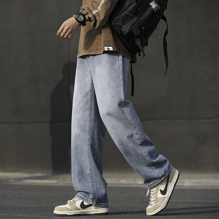 Men's Loose-Fit Jeans in Urban Style