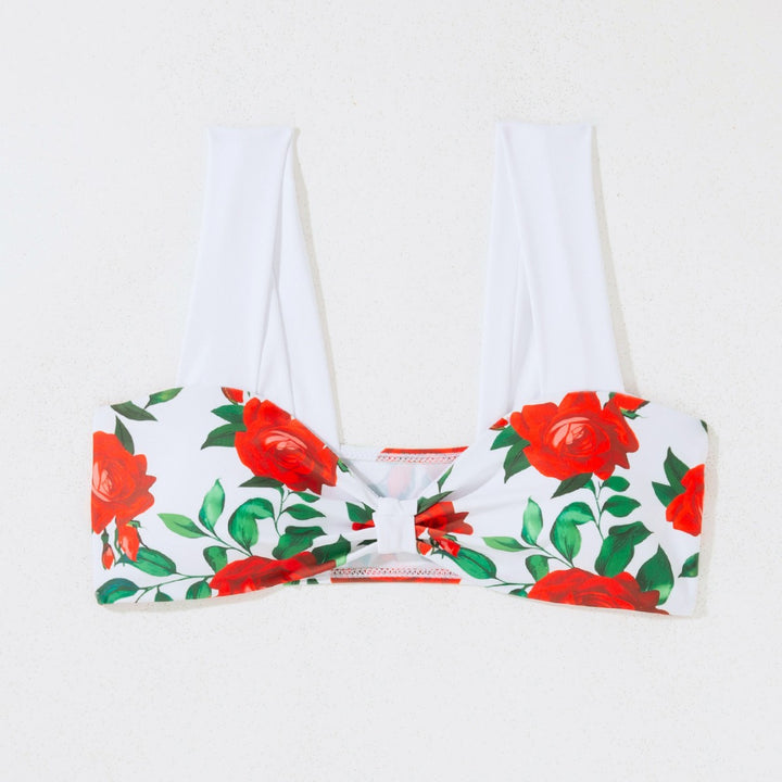 Women's Bikini Set with fashionable wrap top and elegant gathering Mune Fashion