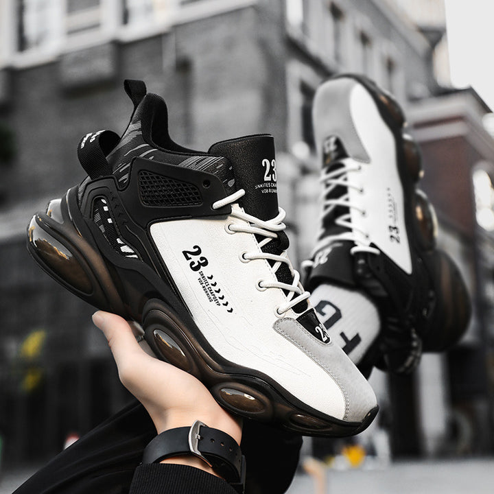 Unisex futuristic platform sneaker with visible air capsules, reinforced heel area and anatomical insole Mune Fashion