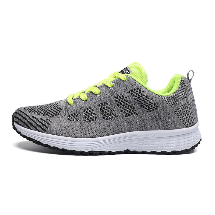 Unisex lightweight knitted casual and running sneakers with shock-absorbing comfort sole Mune Fashion