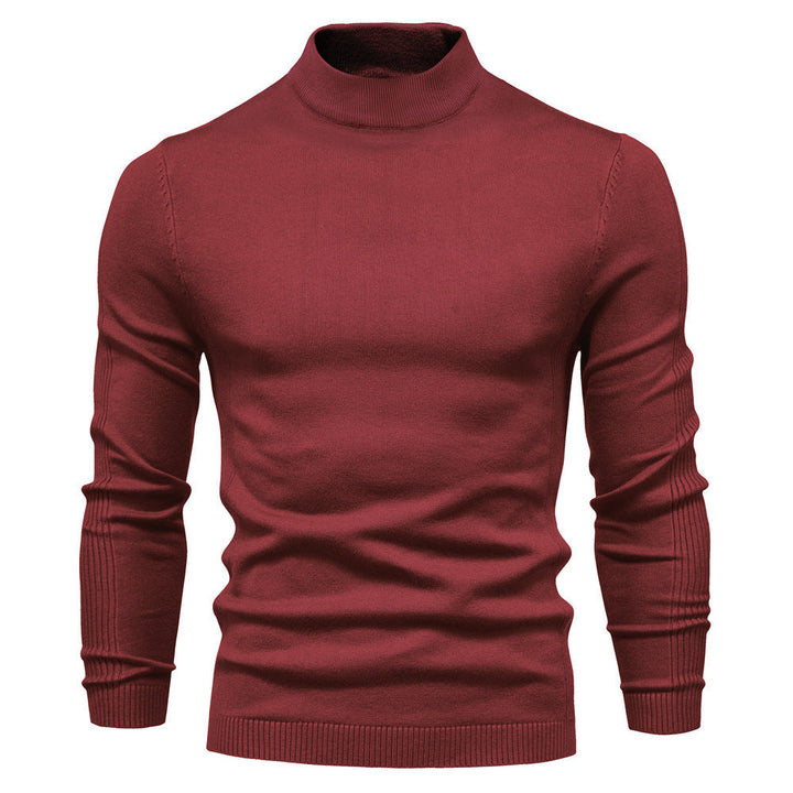 Men's Stylish Turtleneck Sweater Made Of Soft Merino Wool Mune