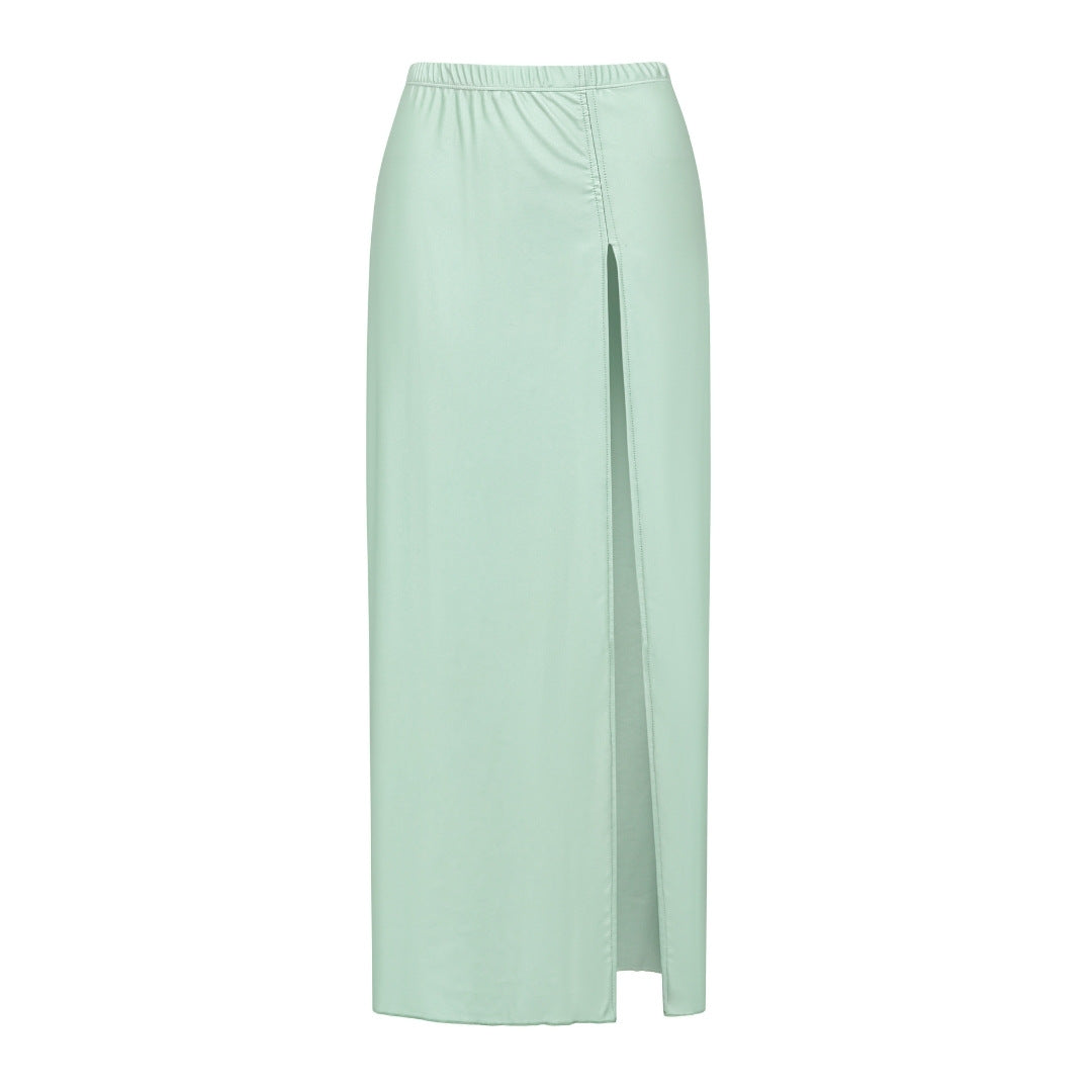 Women's swimsuit with voluminous ruffles and elegant maxi skirt Mune Fashion