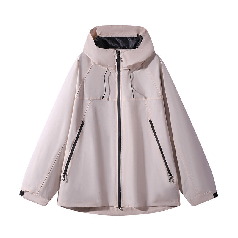 Unisex Water-repellent two-tone softshell jacket with hood Mune Fashion