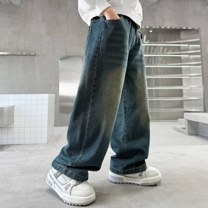 Unisex Wide Jeans with High Pockets Mune Fashion
