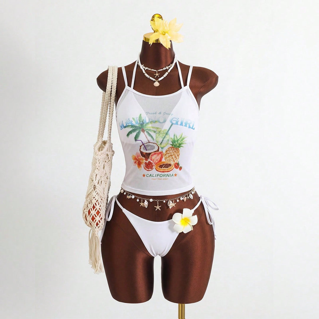 Women's swimsuit with trendy graphic design Mune Fashion
