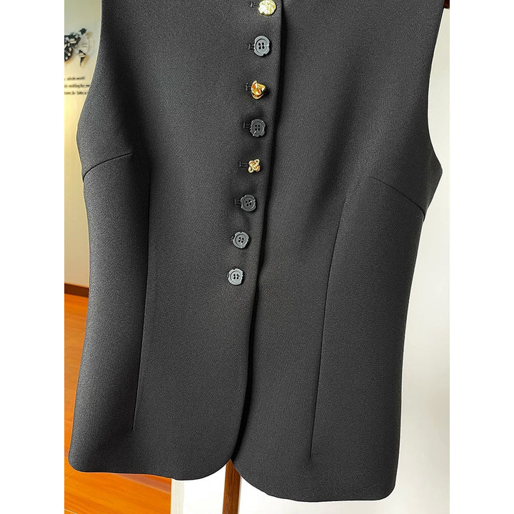 Women's Stylish Sleeveless Blazer Vest Mune Fashion