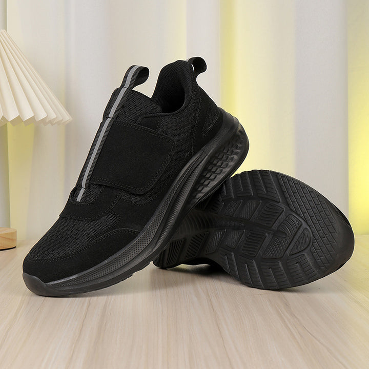 Men's Nan Urban Slip-On Sneaker with Velcro Front Closure, Elastic Pull System and Multi-Layer Cushioning Mune Fashion